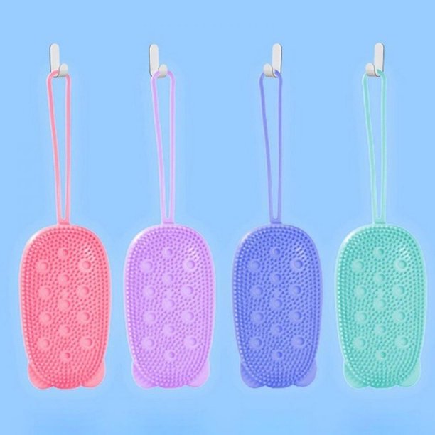 Household Bear Silicone Scrubbing Bath Brush