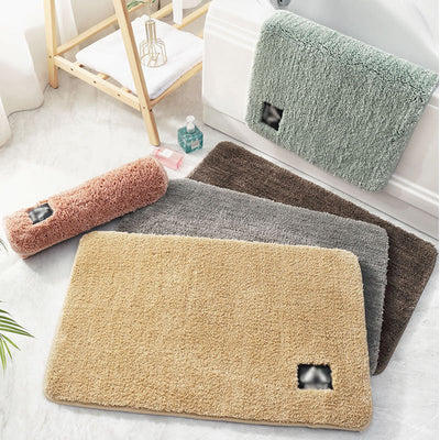 Ultra Absorbent Anti Skid Microfiber Floor Mat For Bathroom