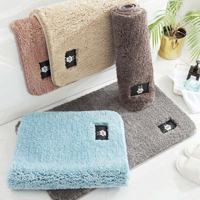 Ultra Absorbent Anti Skid Microfiber Floor Mat For Bathroom