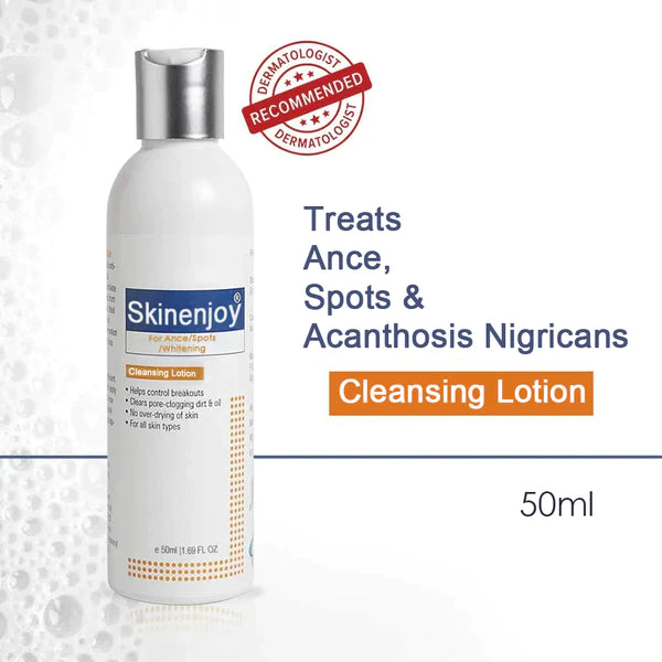 Cleansing Lotion for Acne & Spots & Nigricans, Skinenjoy Cleanser, Nigricans Cleansing Lotion for All Skin